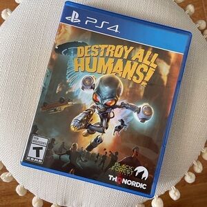 Sony Playstation 4 Destroy All Humans video game rated teen